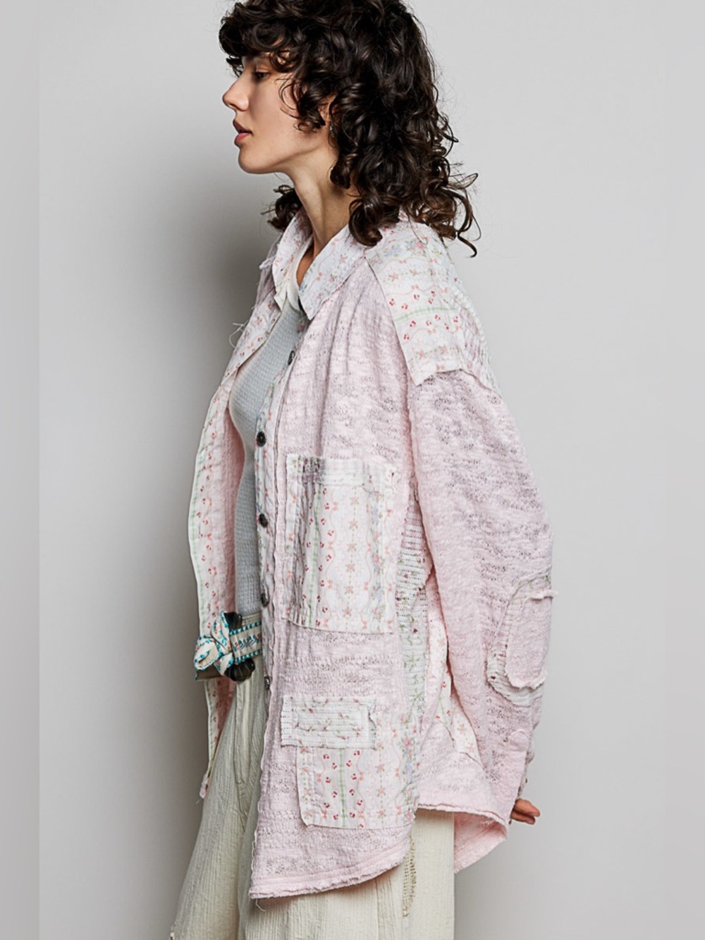 Cotton Candy Button down by POL Los Angeles